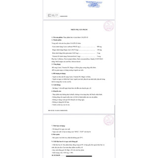 Calzin-D hộp 30v
