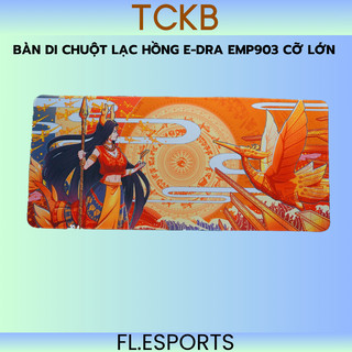Bàn di chuột lạc hồng e-dra emp903 cỡ lớn 90x40x0,5 cm - chính hãng
