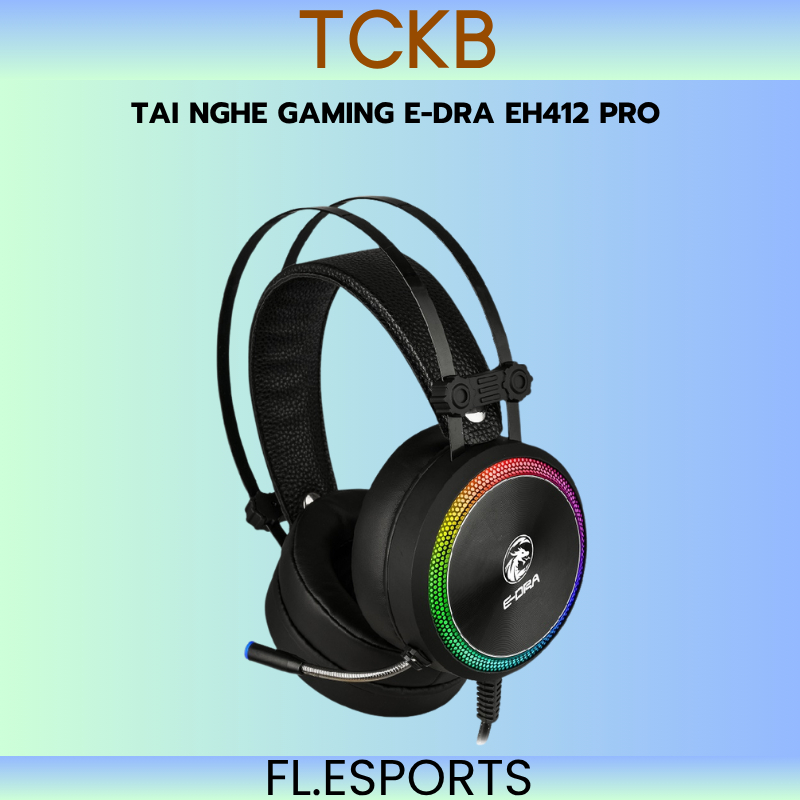 Tai nghe Gaming E-Dra EH412 Pro giả lập 7.1 kết nối USB