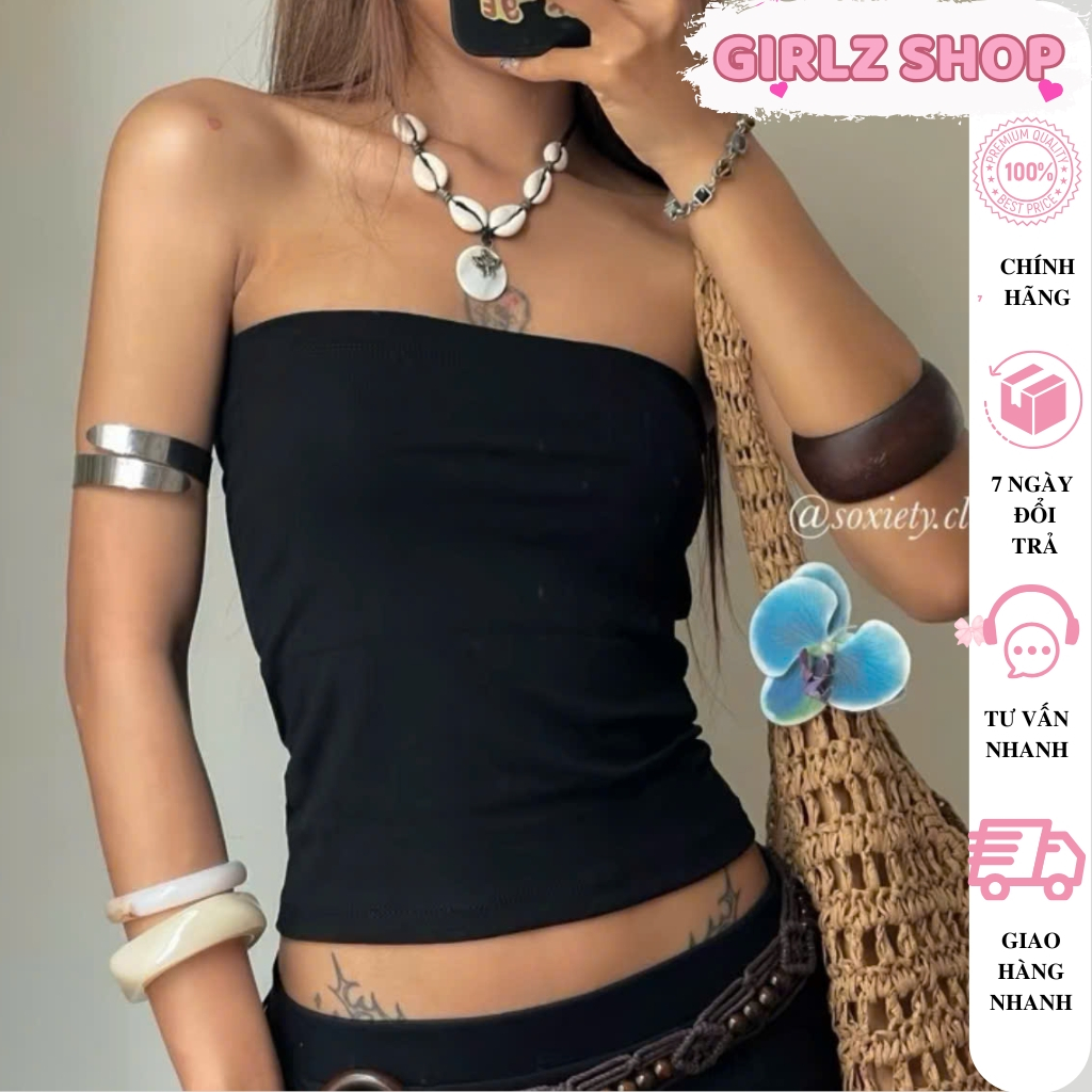 [SUMMER TUBE] Áo Ống Slimfit, Chất Dày Dặn 2 LỚP Thun Tăm Lạnh GirlZ, Áo Ống Nữ Tube Dáng Dài Ôm Bod