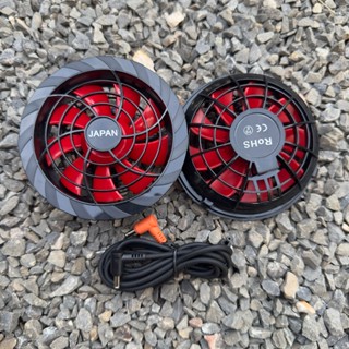 2 Quạt lẻ dành cho áo điều hòa Japan 24V, 2 Quạt Sakura 24V không chổi than, chống nước, hoạt động bền bỉ ổn định
