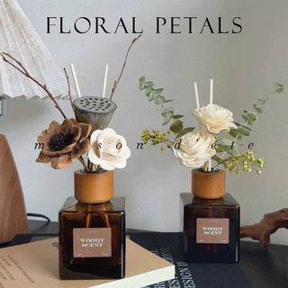 Tinh Dầu Khuếch Tán Floral Petals Woody Để Bàn Làm Việc Trang Trí, Tinh Dầu Thơm Phòng Ngủ Thư Giãn