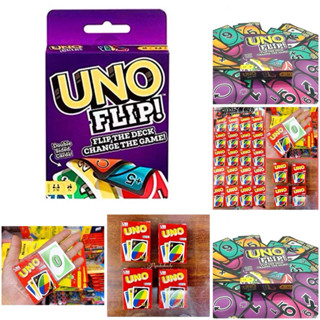  Bộ Bài UNO 108 Lá UNO Mini 4x5.5  cm  UNO FLIP UNO Lật Mặt Đồ Chơi Boardgame 