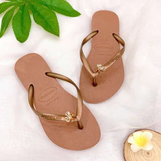  Dép Kẹp Nữ Havaianas Slim Đính Bươm' Đá Nhí 