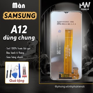 Màn Hình Điện Thoại Samsung A12 Dùng Chung - Chất Lượng Cao, Tặng Kèm Bộ Sửa Chữa &  Keo