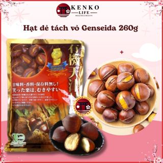  Hạt dẻ hấp tách vỏ Genseida 260g nội địa Nhật Bản 