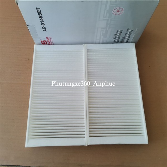 [BỘ 2 CÁI] Lọc gió điều hòa/máy lạnh MERCEDES GL320, GL450, GL500 2006-2012 #JS Asakashi AC0146SET