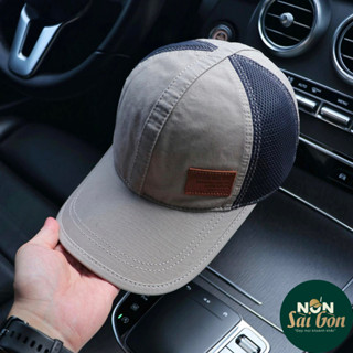 (Hàng Cao Cấp) Nón kết, mũ lưỡi trai Basic Phối Lưới vải Kaki đẹp Form chuẩn  (Ảnh thật)