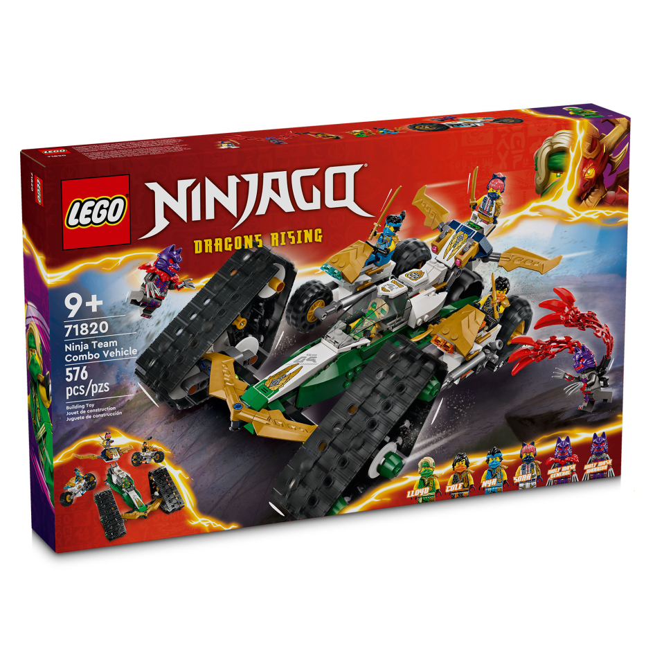 [HAPPY.BRICKS] LEGO NINJAGO 71820 - XE KẾT HỢP CỦA ĐỘI NINJA
