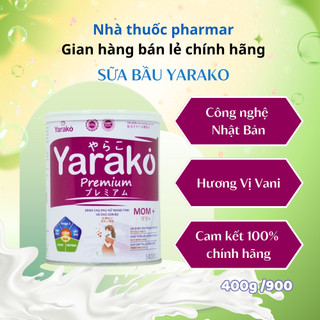 Sữa Bầu Yarako Premium Mom Sự Lựa Chọn Hoàn Hảo Cho Phụ Nữ Mang Thai và Cho Con Bú + 400g/900g