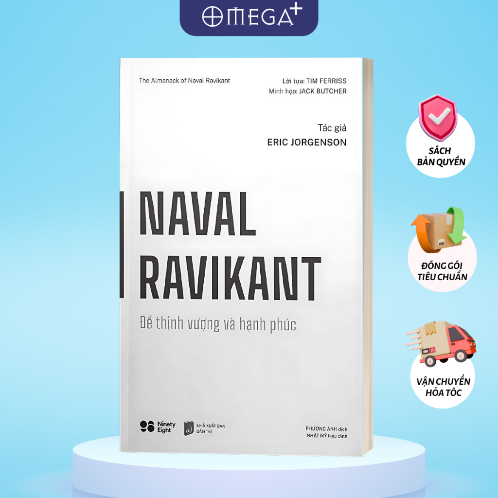 Sách Naval Ravikant - Để Thịnh Vượng Và Hạnh Phúc (RIO Book)