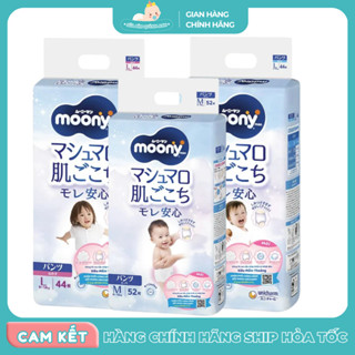 Bỉm Dán/ Quần Moony Xanh Tiêu Chuẩn Chính Hãng – Êm Mềm, Thoáng Khí, Đủ Size Cho Bé - SBQA