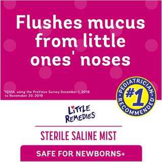 Xịt nghẹt mũi cho bé sơ sinh Little Remedies