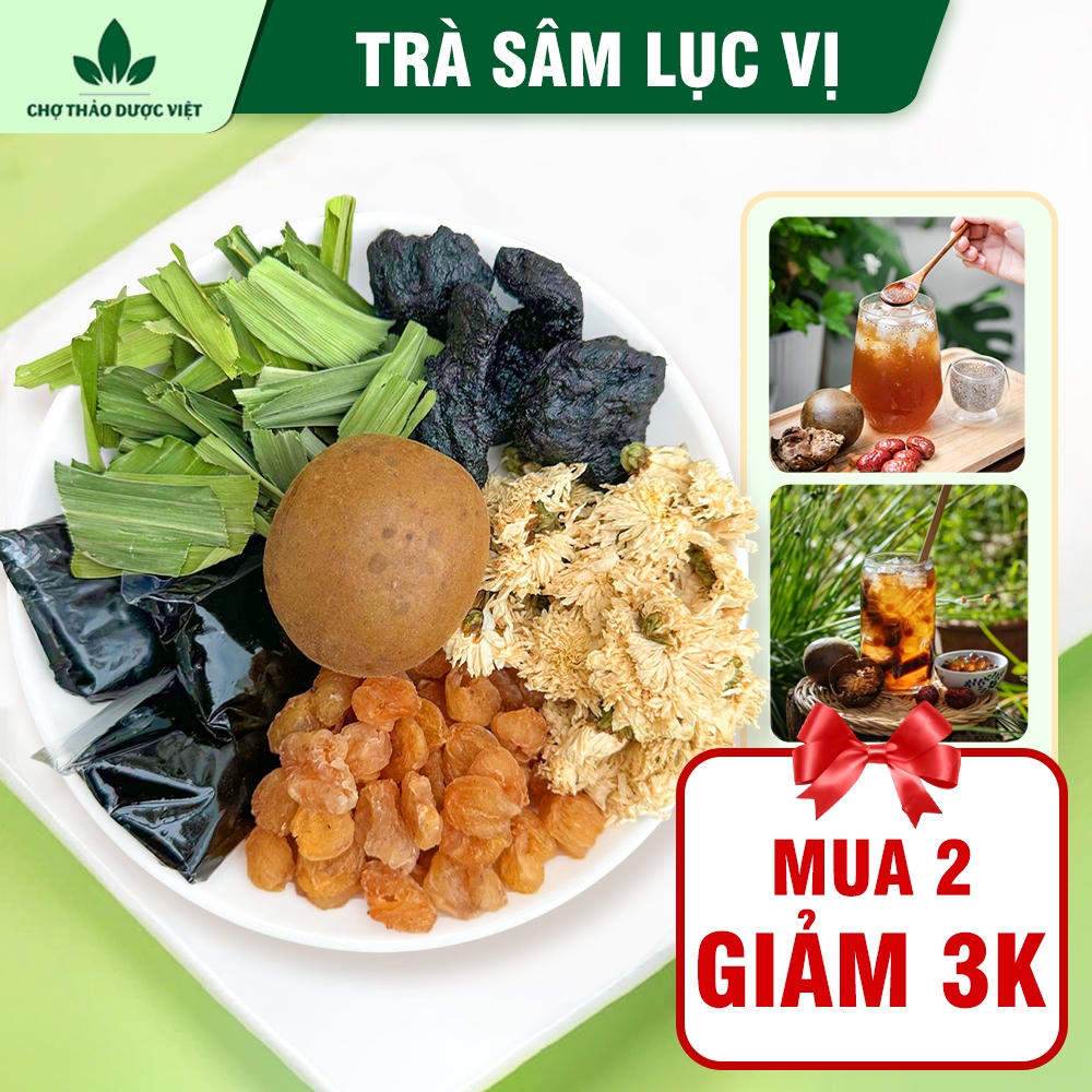 Trà sâm lục vị, set mix sẵn nấu 3-5 lít nước và tổng hợp các set trà thanh nhiệt, giải khát