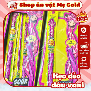 Kẹo dẻo Chupa Chups hương dâu vani Hươu cao cổ Crazy Raffe, kẹo dẻo có nhân (thanh 30g)
