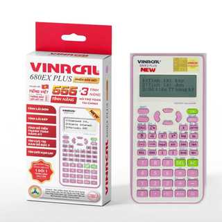 Máy tính vinacal 680ex plus chính hãng bảo hành 7 năm-hồng