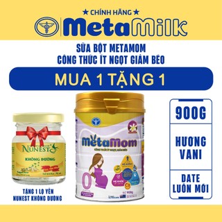 Sữa bột Nutricare Meta Mom cho phụ nữ mang thai và cho con bú (900g)