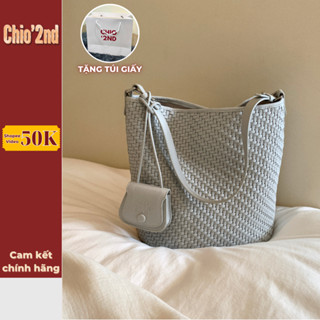(Sẵn) Túi Xách Nữ Chio2nd Vải Cao Cấp Mẫu Mới, Túi Trống Đeo Vai Nữ Kèm Charm Hot 2025 S89
