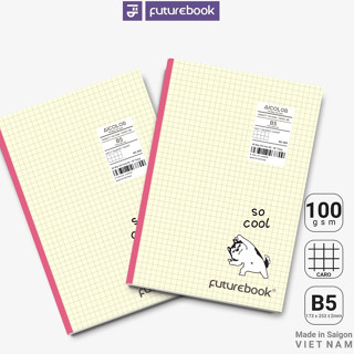 Sổ Caro May Gáy OUTLET FUTUREBOOK B5 100gsm 120/ 80 Trang - SO COOL