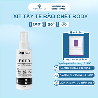  Xịt Tẩy Tế Bào Chết Toàn Thân AHAs & BHA MD CARE Exfoliating Body Spray 100ml 