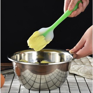 Phới silicon lưỡi trong spatula trong trộn bột vét thức ăn