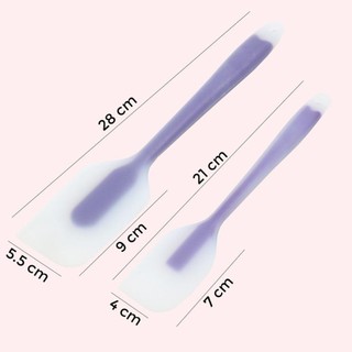 Phới silicon lưỡi trong spatula trong trộn bột vét thức ăn