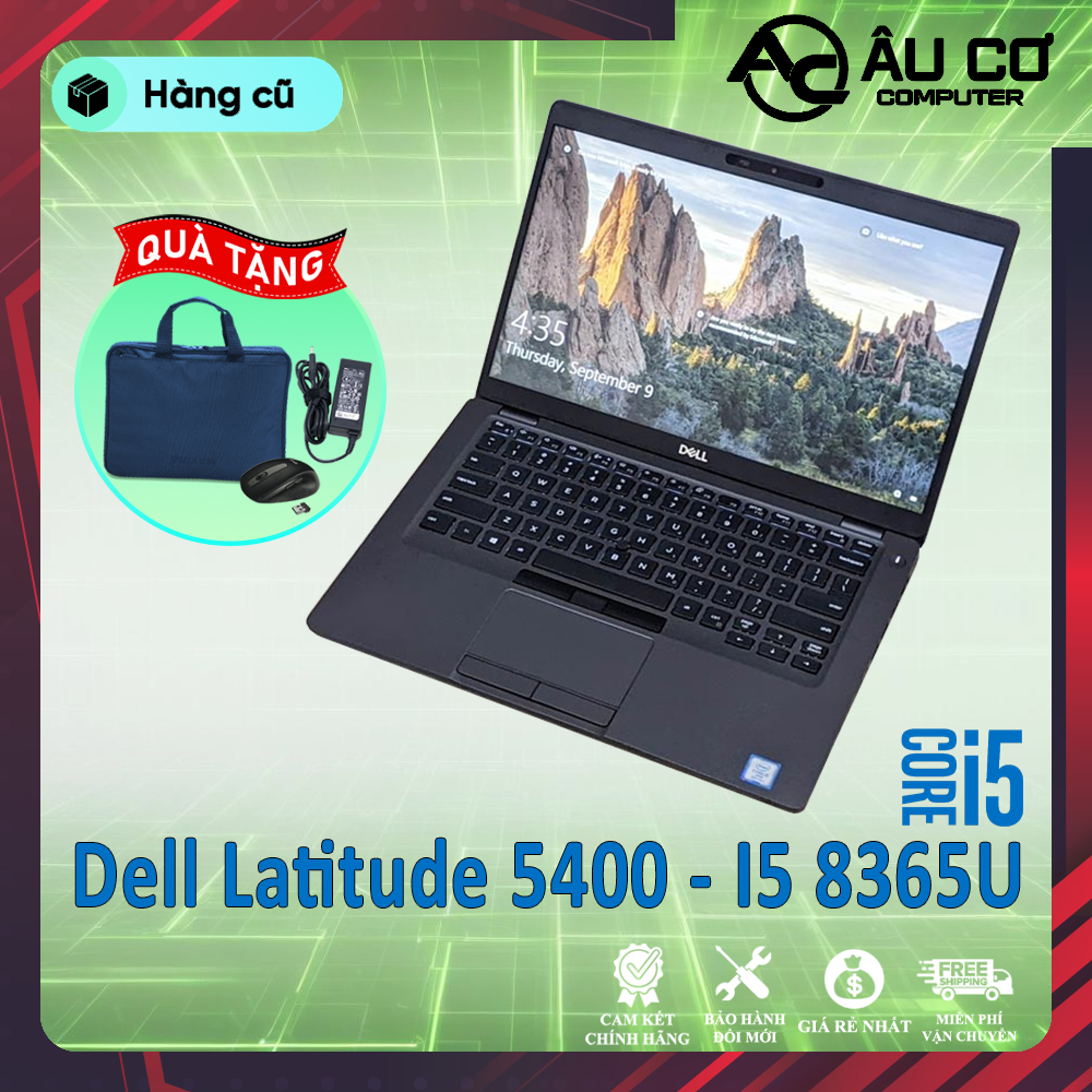 [CŨ] Laptop Dell Latitude 5400 Intel Core i5 8365U / 16GB Ram / SSD NVME 512GB - Chính Hãng - Bảo hà
