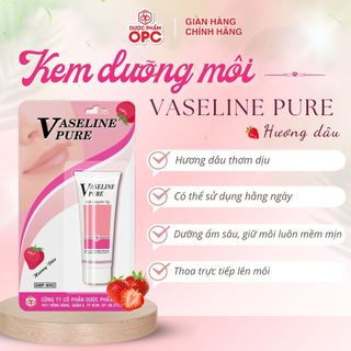 Kem dưỡng môi VASELINE OPC 10g <Không mùi - Hương dâu>