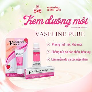Kem dưỡng môi VASELINE OPC 10g <Không mùi - Hương dâu>