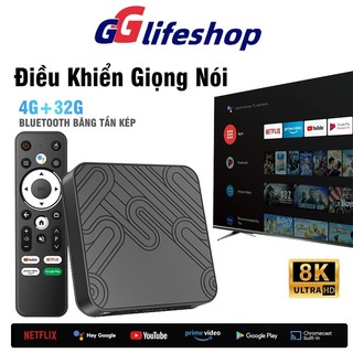 Android Tivi Box Z8 pro H618 Dual Wifi, 2GB+16GB/4GB+32GB kèm khiển giọng nói,Kết nối Bluetooth,Xem YouTube tvbox