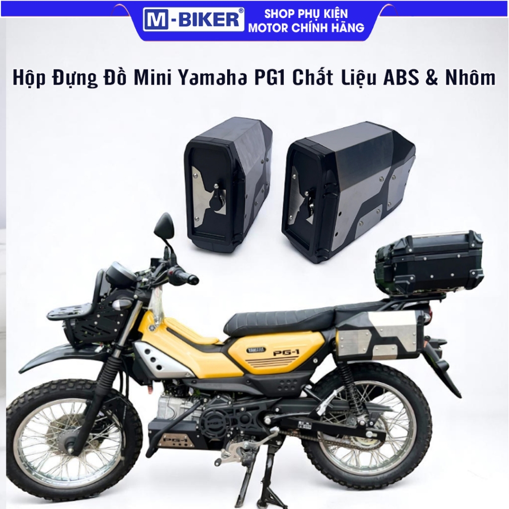 Yamaha pg1 Hộp Đựng Đồ Mini Yamaha PG1 Chất Liệu ABS & Nhôm, Chống Nước, Siêu Bền