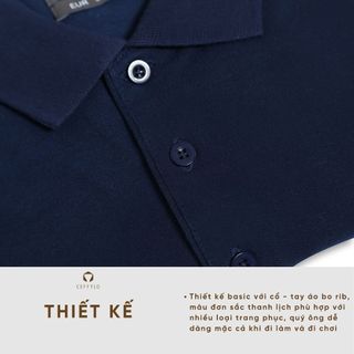Áo Polo Trắng Trơn Basic vải cotton mềm mịn CEFFYLO