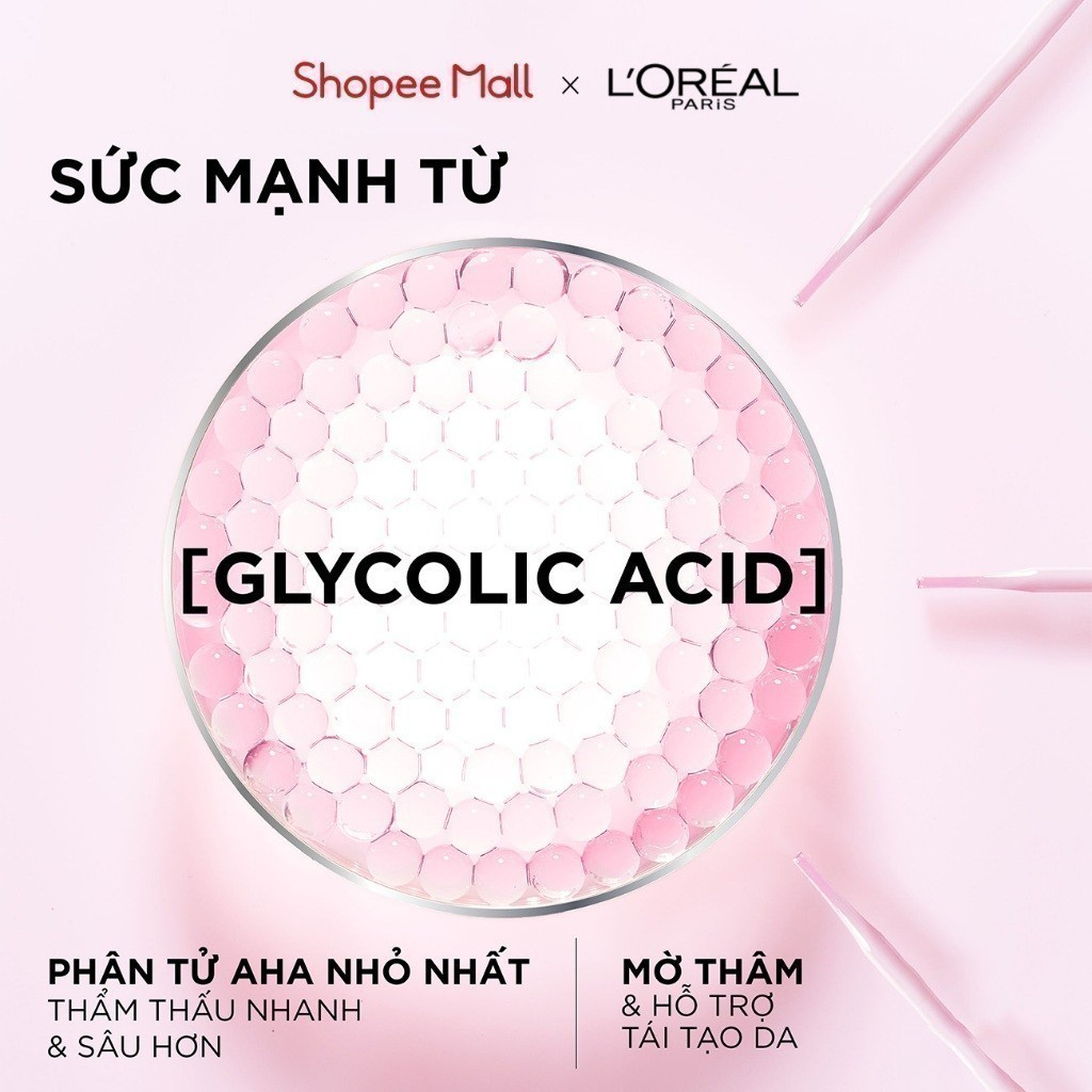 Bộ Serum Glycolic Melasyl 8% [Melasyl+Glycolic+Niacinamide] 30ml & Kem dưỡng ngày đêm mờ thâm nám L'Oreal Paris Glycolic | BigBuy360 - bigbuy360.vn