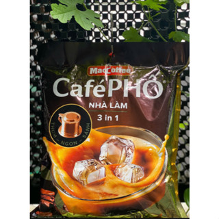 Cà phê Cafe Phố Maccoffee Sữa Đá Nhà Làm - bịch 30 gói x 28g