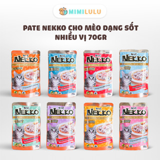 Pate Mèo Dạng Sốt Nekko Gravy 70g | Giàu Dinh Dưỡng – Dễ Ăn – Hỗ Trợ Tiêu Hóa & Lông Da [ Mimilulu Pet Shop ]