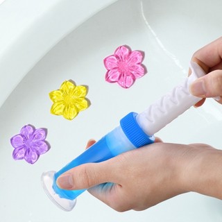  14 bông hoa gel thơm làm sạch khử mùi vệ sinh Diệt khuẩn khử trùng bồn cầu hình bông hoa 