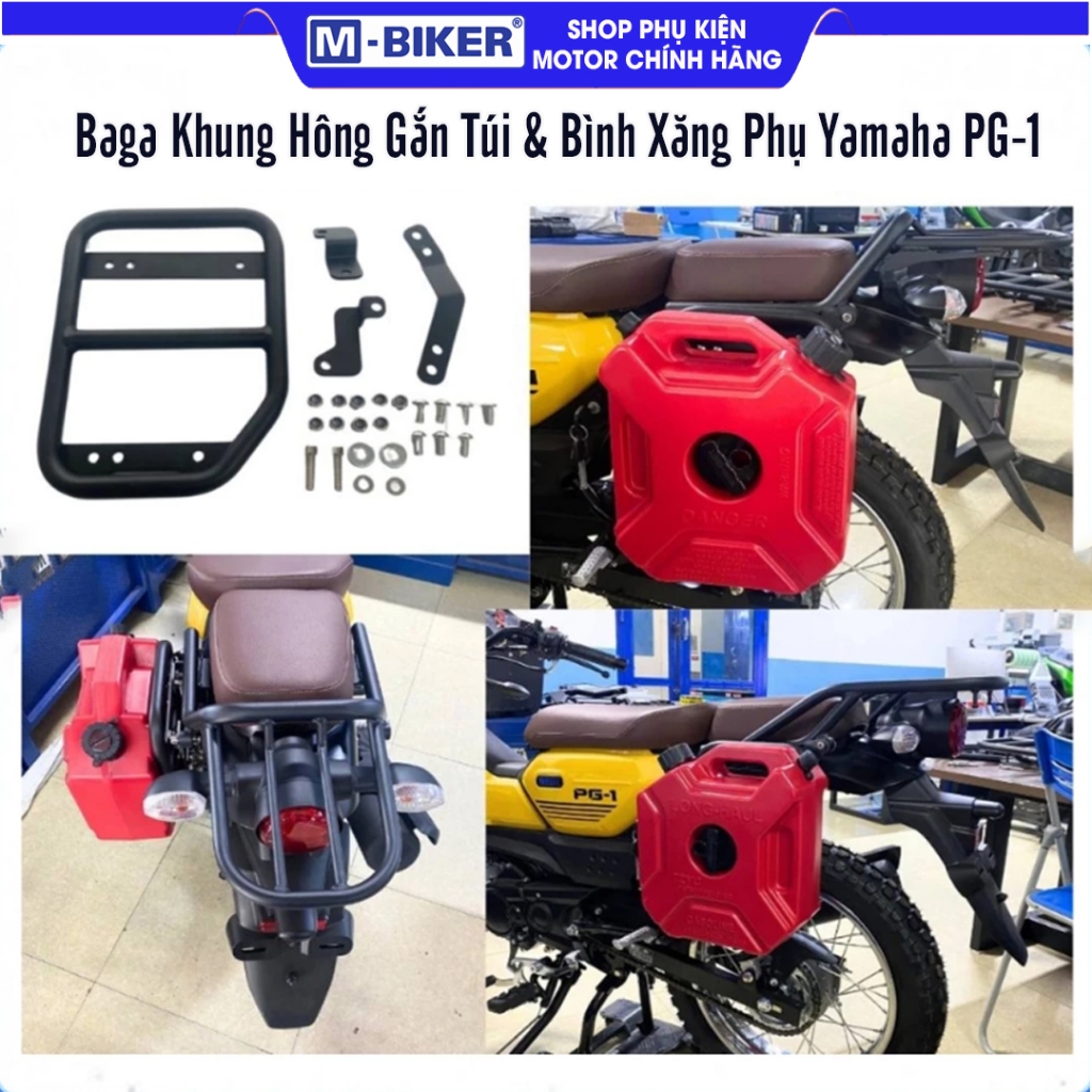 Yamaha PG1 Baga Khung Hông Yamaha PG1 Gắn Bình Xăng - Phụ Kiện Xe Máy Chính Hãng