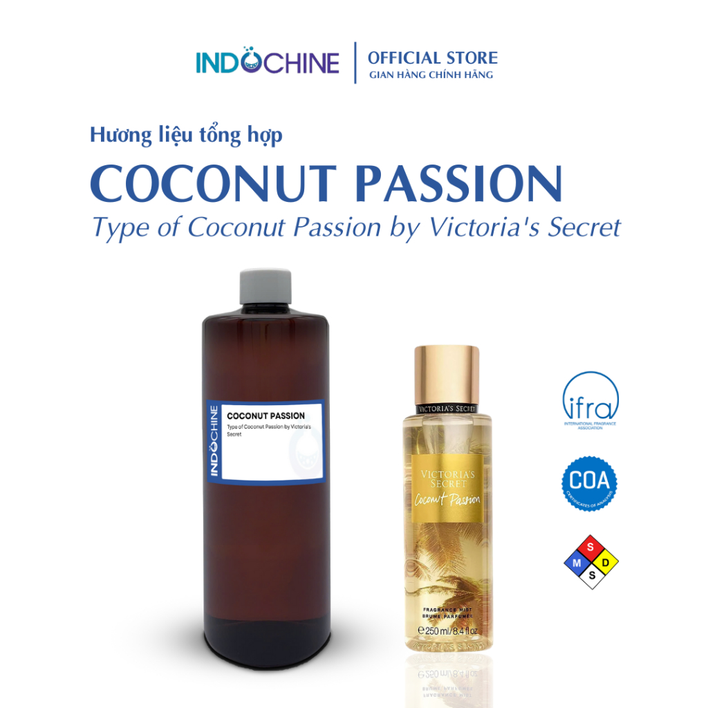 Hương liệu nước hoa COCONUT PASSION - Type of Coconut Passion 100ml, 500ml