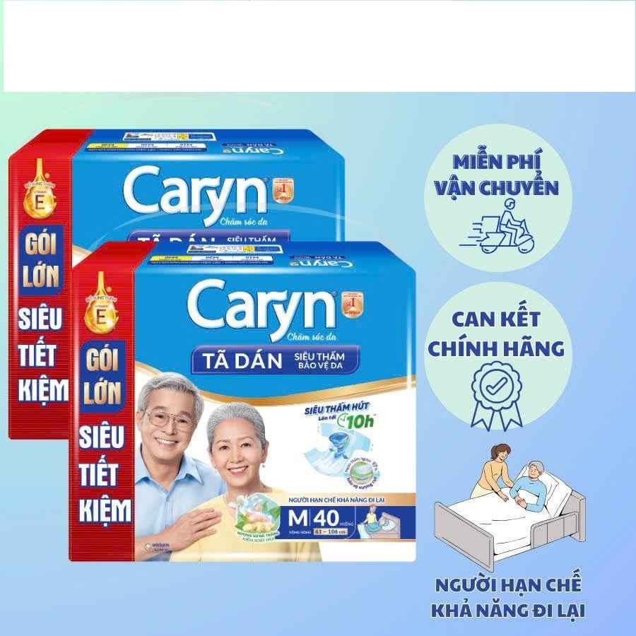 Tã Bỉm Người Lớn Caryn Quần Dán Đủ Size M/L/XL