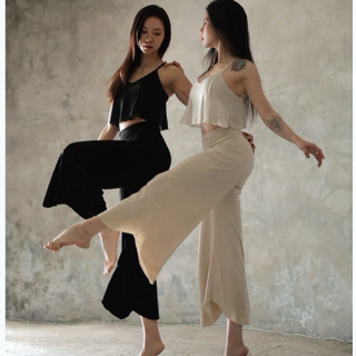 Quần ống rộng nữ tập yoga, múa zumba, tập gym co giãn 4 chiều thoáng mát Q11