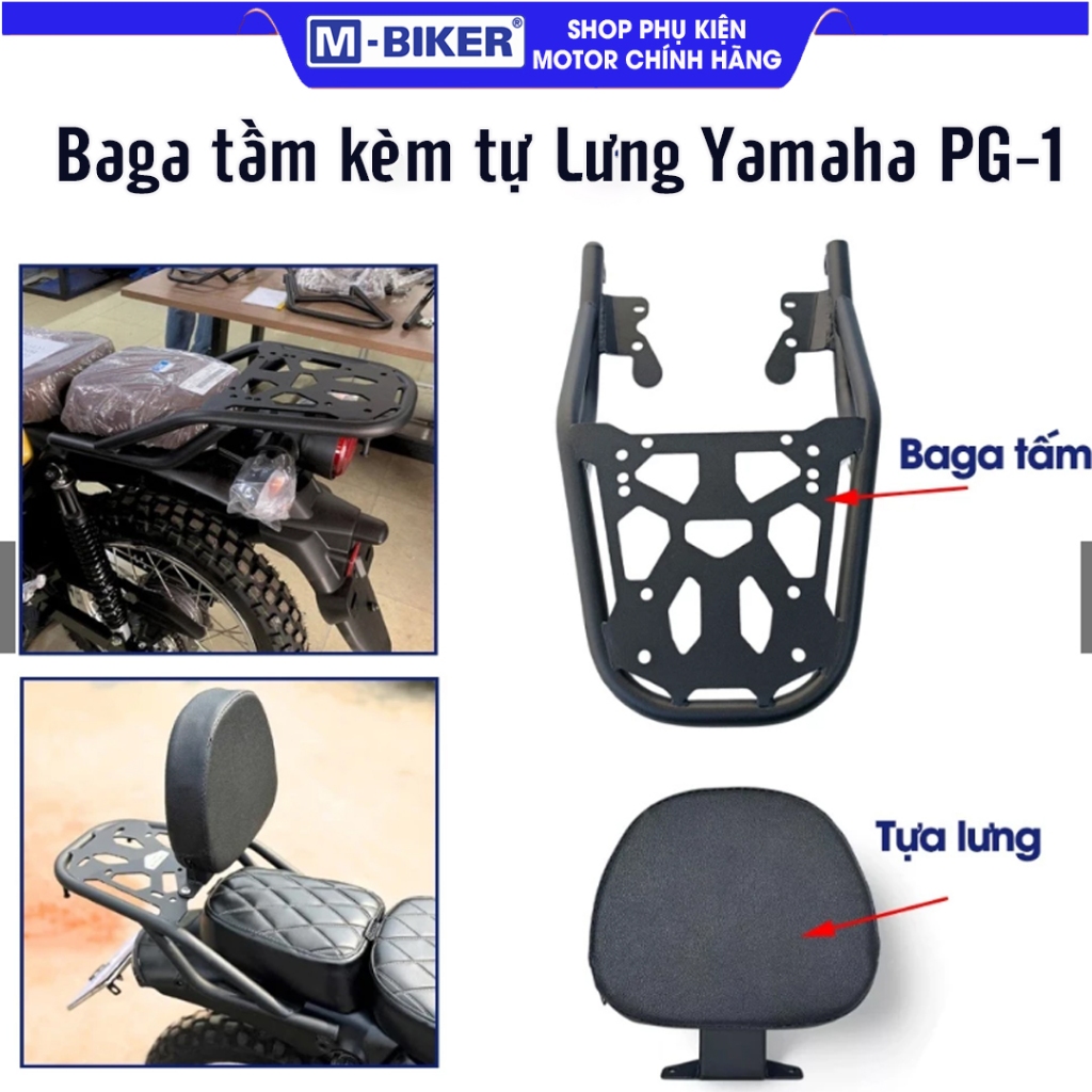 Yamaha PG1 Baga Gắn Thùng Yamaha PG-1 Chính Hãng Phụ Kiện Chất Lượng Cao Cho Xe PG-1