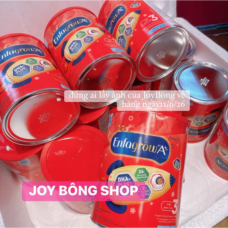 sữa enfagrow Canada nắp đỏ vị vani-milk date 26