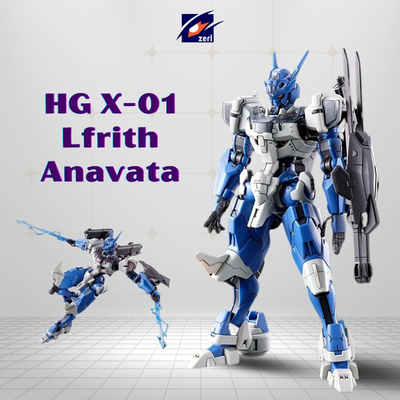 Mô Hình Lắp Ráp JMS X-01 HG Lfrith Anavata 1/144