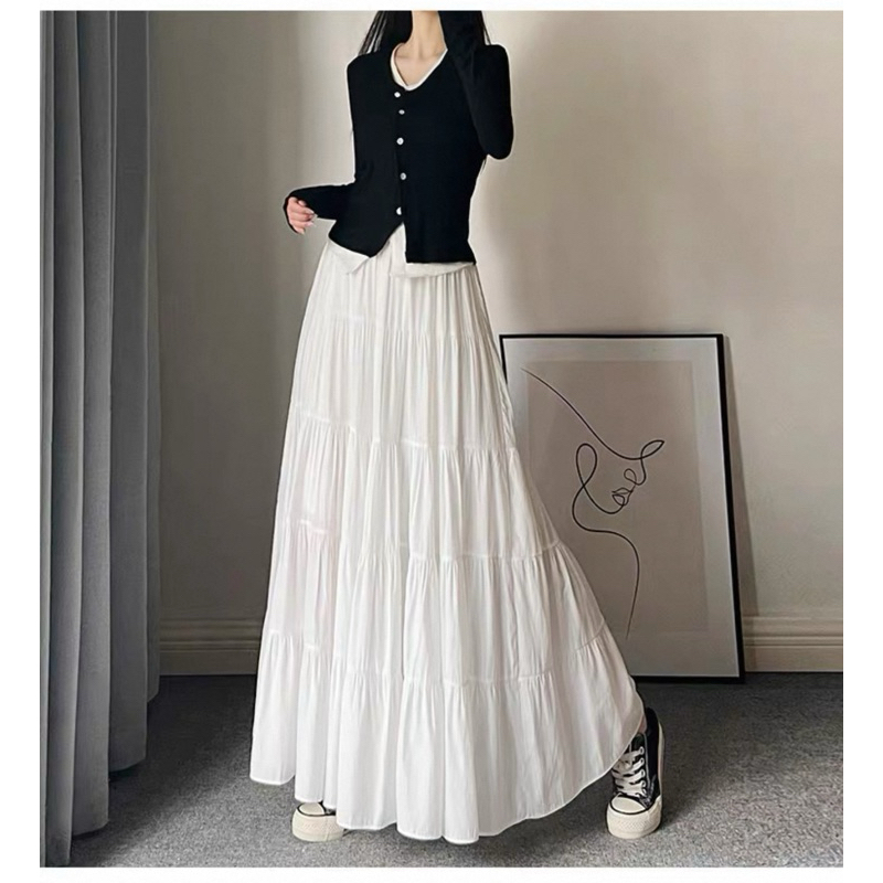 Chân váy dáng xoè nhẹ dài 97cm QCCC