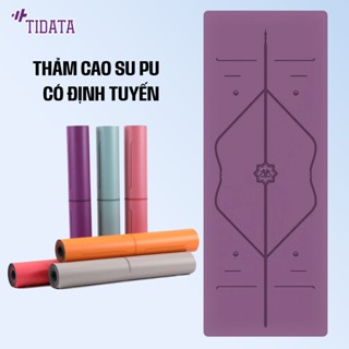  Thảm yoga cao su PU thiên nhiên định tuyến 183x68cm- TIDATA 