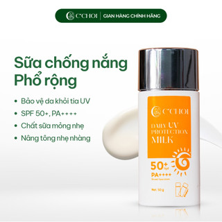  Sữa chống nắng phổ rộng C'CHOI dưỡng da sáng khoẻ - Daily UV Protection Milk SPF 50+ PA ++++ 