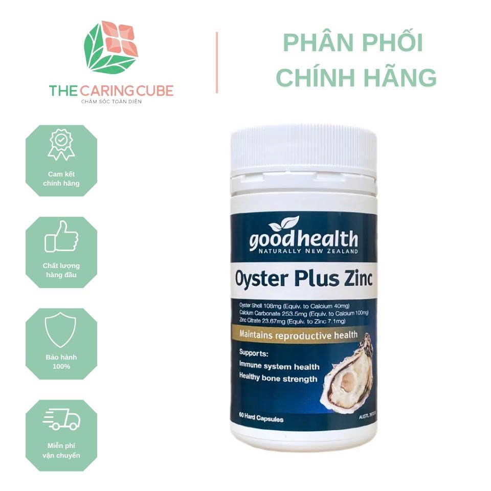 Tinh chất hàu lùn Oyster Plus Good Health New Zealand, Bổ sung kẽm, tăng lượng tinh trùng cho nam gi