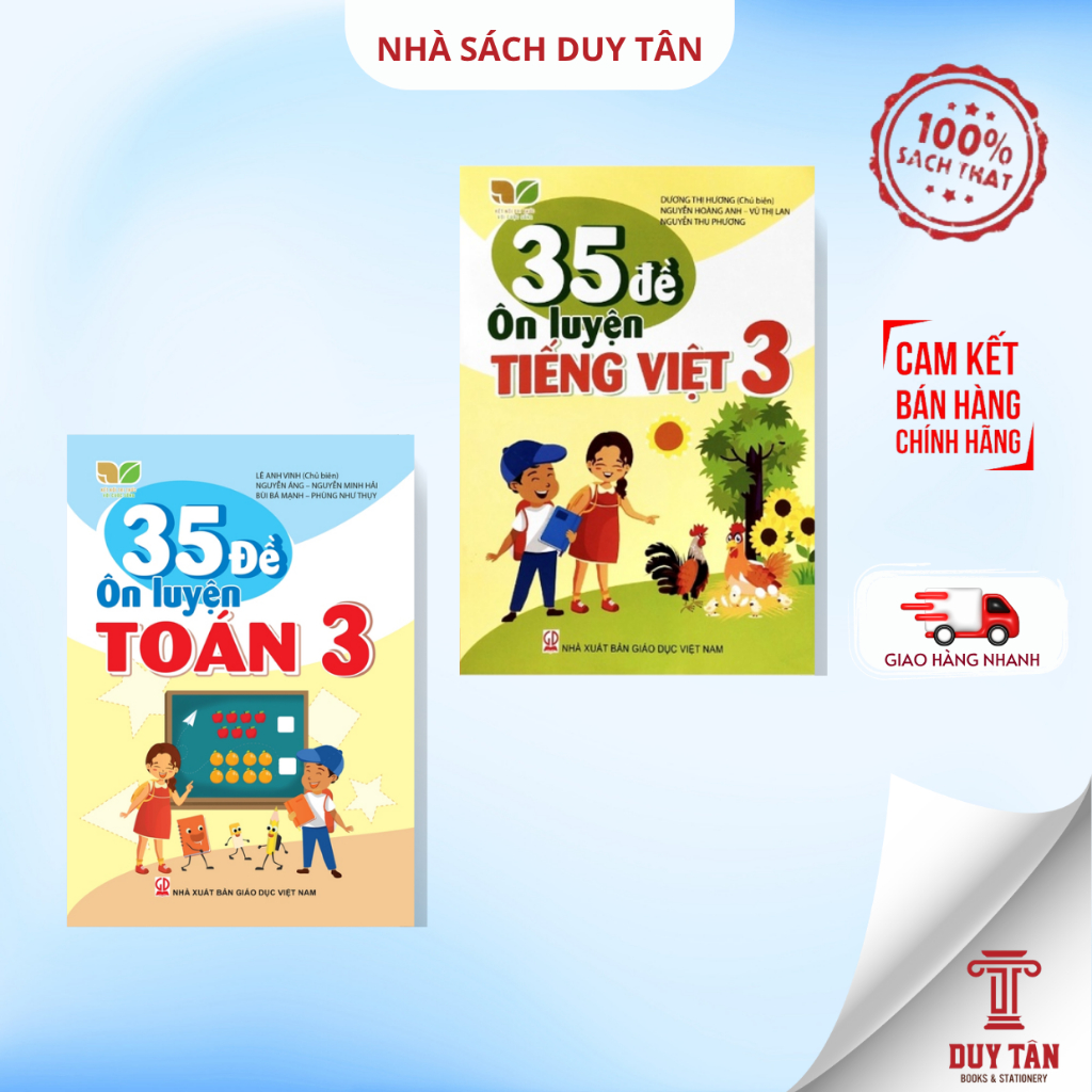 Sách - 35 Đề ôn luyện Toán + Tiếng Việt lớp 3 - Kết nối tri thức - NXB Giáo Dục