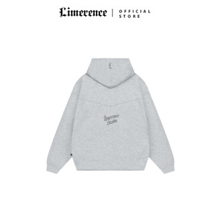  Áo Khoác Hoodie Zip LIMERENCE Slay Studio nỉ bông xám tiêu oversized nam nữ form BOXY Localbrand 
