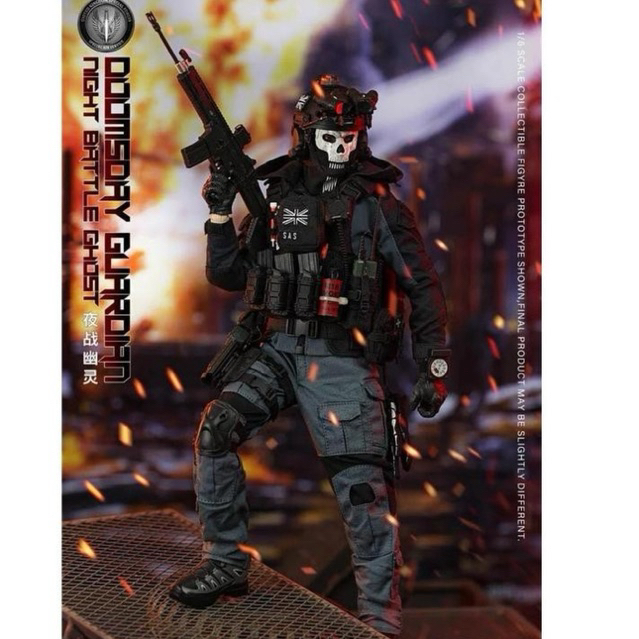 MÔ HÌNH KS TOYS - MÔ HÌNH LÍNH- NIGHT BATTLE  GHOST - 1/6 ACTION FIGURE